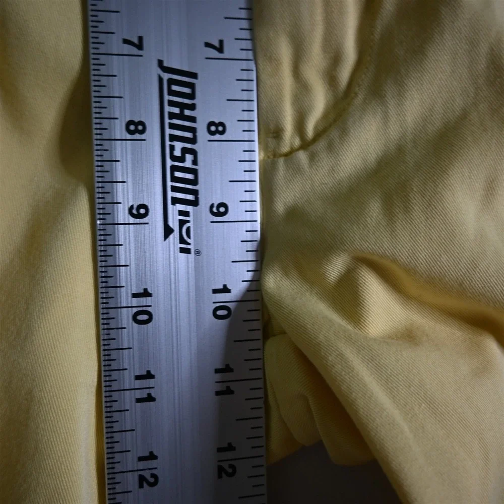 Polo Ralph Lauren 38x30 Yellow 100% Cotton Recent Classic Fit Mens Chino Pants